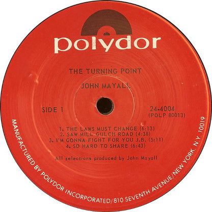 John Mayall : The Turning Point (LP, Album)