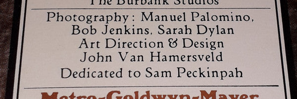 Bob Dylan : Pat Garrett & Billy The Kid (Original Soundtrack Recording) (LP, Album, Ter)