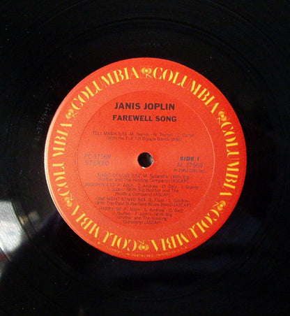 Janis Joplin : Farewell Song (LP, Album, Ter)