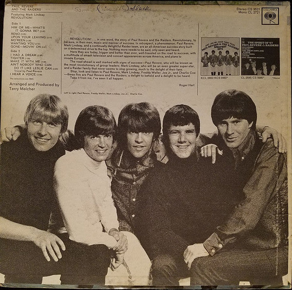 Paul Revere & The Raiders Featuring Mark Lindsay : Revolution! (LP, Album)