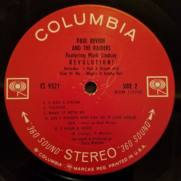 Paul Revere & The Raiders Featuring Mark Lindsay : Revolution! (LP, Album)