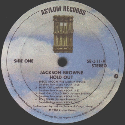 Jackson Browne : Hold Out (LP, Album)