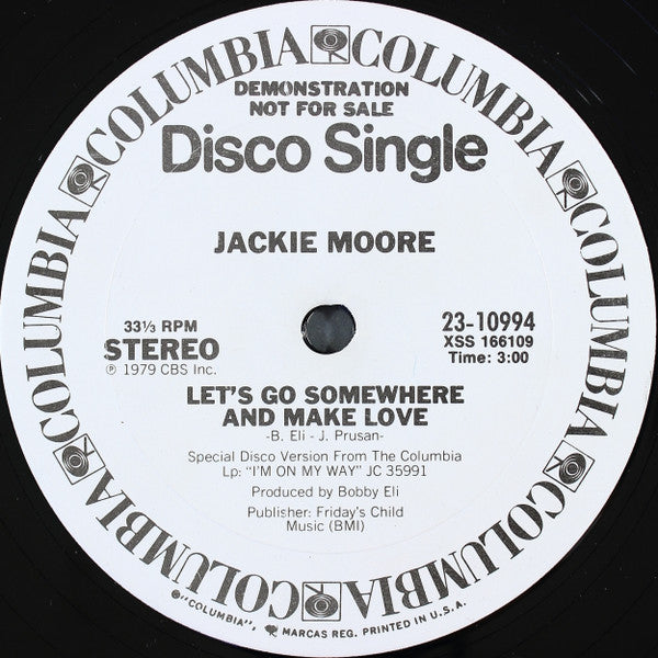 Jackie Moore : This Time Baby (12", Single, Promo)