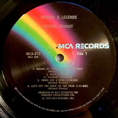 Michael Stanley : Friends And Legends (LP, Album)