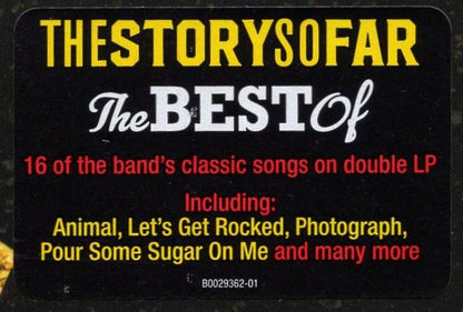 Def Leppard : The Story So Far: The Best Of (2xLP, Comp)