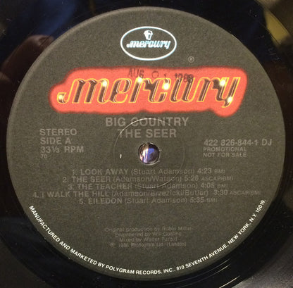 Big Country : The Seer (LP, Album, Promo, 70 )