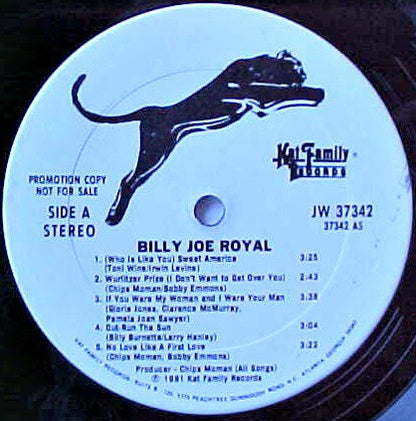 Billy Joe Royal : Billy Joe Royal (LP, Album, Promo)