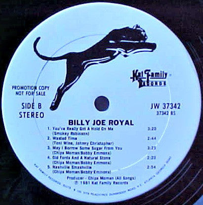 Billy Joe Royal : Billy Joe Royal (LP, Album, Promo)
