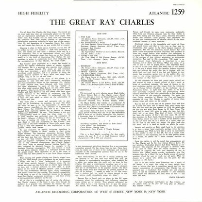 Ray Charles : The Great Ray Charles (LP, Album, Mono, RE, RM, 180)