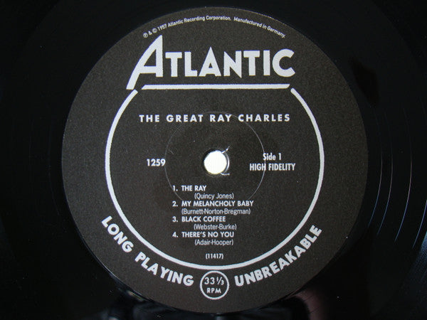 Ray Charles : The Great Ray Charles (LP, Album, Mono, RE, RM, 180)