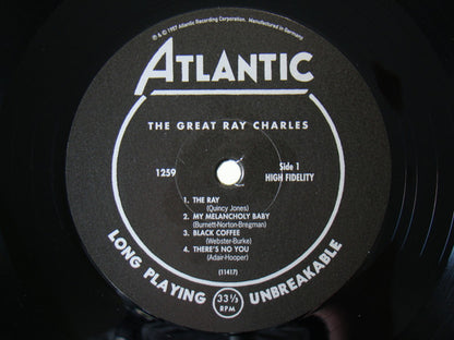 Ray Charles : The Great Ray Charles (LP, Album, Mono, RE, RM, 180)