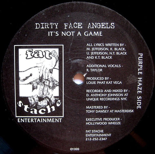 Dirty Face Angels : It's Not A Game / 6 Emcees (12")