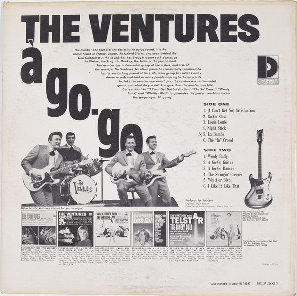 The Ventures : À Go-Go (LP, Album, Mono)