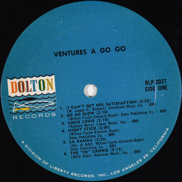 The Ventures : À Go-Go (LP, Album, Mono)