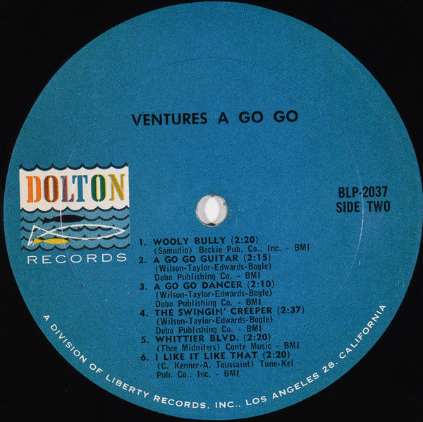 The Ventures : À Go-Go (LP, Album, Mono)