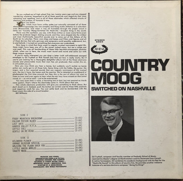 Gil Trythall : Country Moog (Switched On Nashville) (LP, Album)