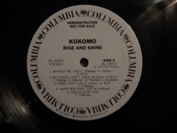 Kokomo : Rise And Shine! (LP, Album, Promo)