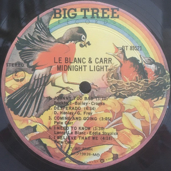 LeBlanc & Carr : Midnight Light (LP, Album, MO )