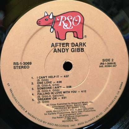 Andy Gibb : After Dark (LP, Album, 53)