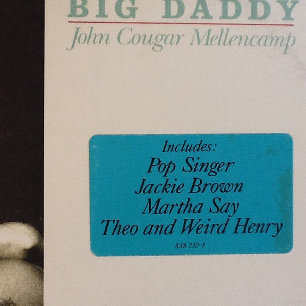 John Cougar Mellencamp : Big Daddy (LP, Album, 49 )