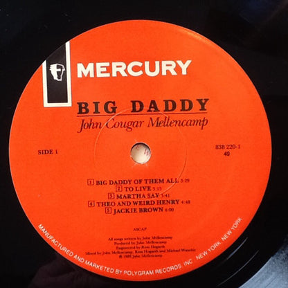 John Cougar Mellencamp : Big Daddy (LP, Album, 49 )