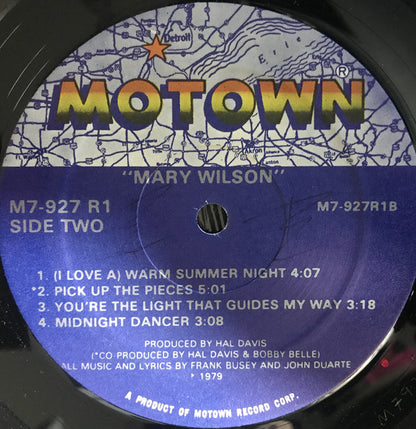 Mary Wilson : Mary Wilson (LP, Album)