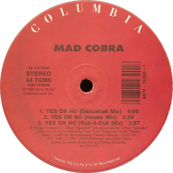 Mad Cobra : Flex (12")