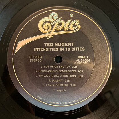 Ted Nugent : Intensities In 10 Cities (LP, Album)