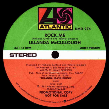 Ullanda McCullough : Rock Me (12", Promo)