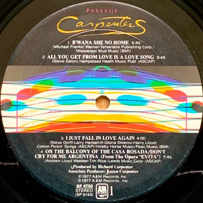Carpenters : Passage (LP, Album, Mon)