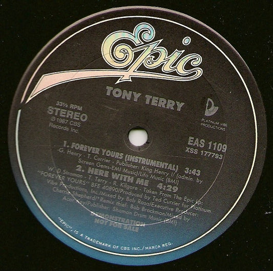 Tony Terry : Forever Yours (12", Promo)
