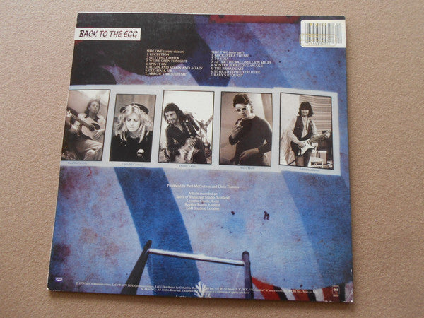 Wings (2) : Back To The Egg (LP, Album, RE, Ter)
