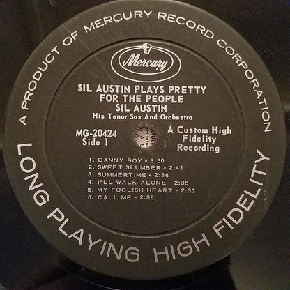 Sil Austin : Sil Austin Plays Pretty For The People (LP, Album, Mono)