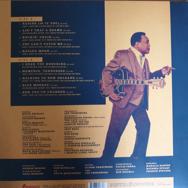 George Benson : Walking To New Orleans (Remembering Chuck Berry And Fats Domino) (LP, Album, Ltd, Yel)