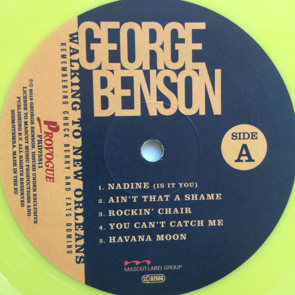 George Benson : Walking To New Orleans (Remembering Chuck Berry And Fats Domino) (LP, Album, Ltd, Yel)