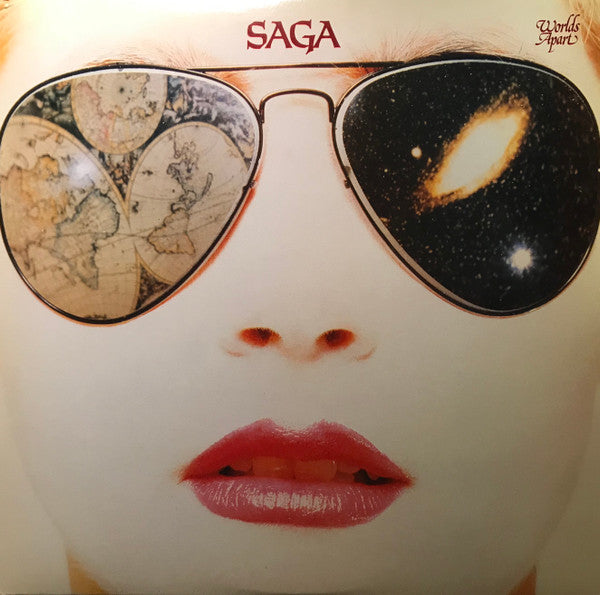 Saga (3) : Worlds Apart (LP, Album, Pit)