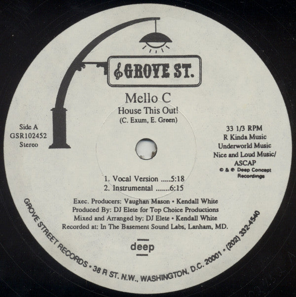 Mello C : House This Out! (12")