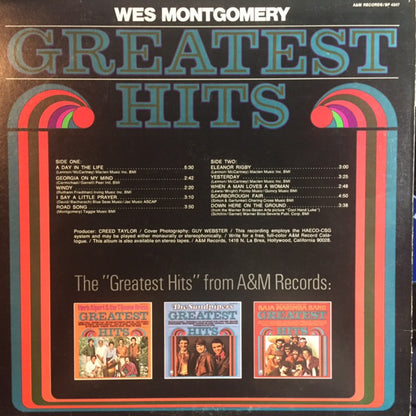 Wes Montgomery : Greatest Hits (LP, Comp, RE, Mon)