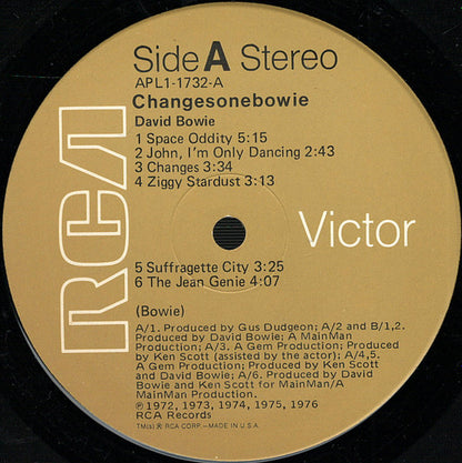 David Bowie : ChangesOneBowie (LP, Comp, Ind)