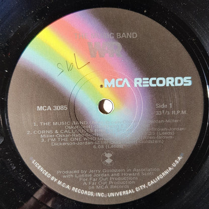 War : The Music Band (LP, Album, Gat)