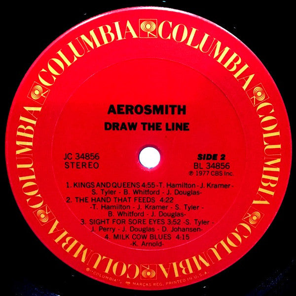 Aerosmith : Draw The Line (LP, Album, Pit)