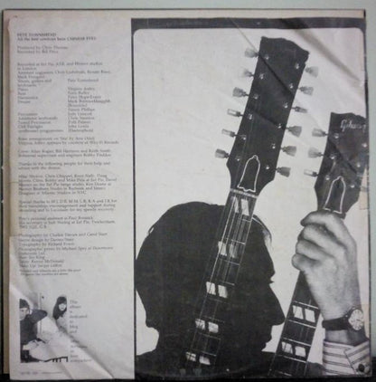 Pete Townshend : All The Best Cowboys Have Chinese Eyes  (LP, Album, Gat)