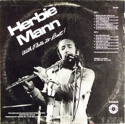 Herbie Mann : With Flute To Boot! (LP, Album, RE)