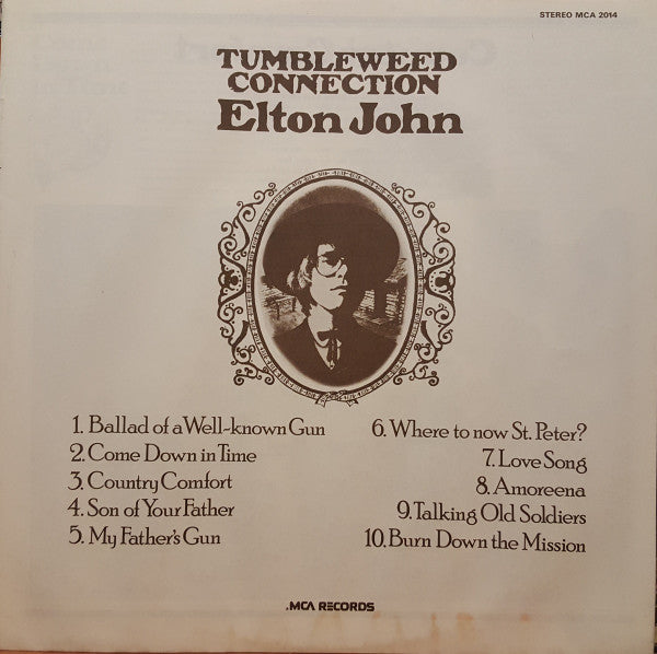 Elton John : Tumbleweed Connection (LP, Album, RE, Gat)