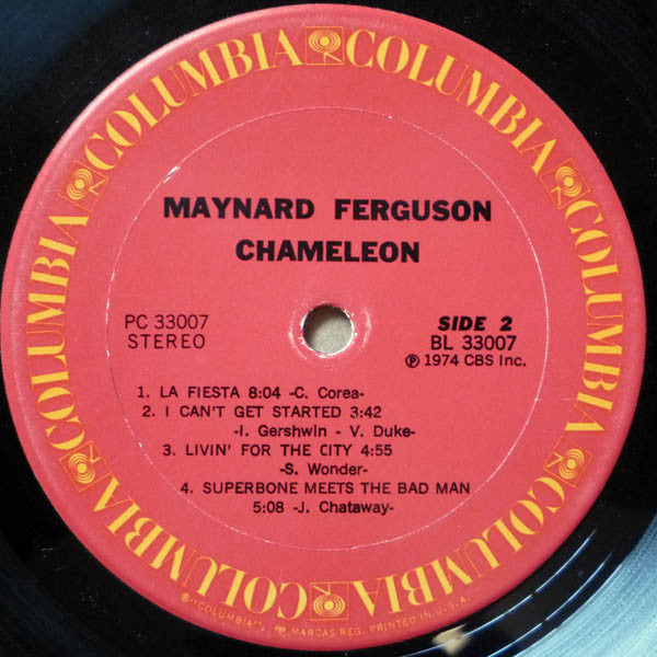 Maynard Ferguson : Chameleon (LP, Album, RE, Car)