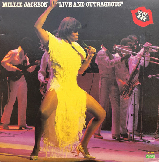 Millie Jackson : "Live And Outrageous" (Rated XXX) (LP, Album)