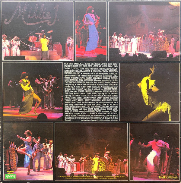 Millie Jackson : "Live And Outrageous" (Rated XXX) (LP, Album)