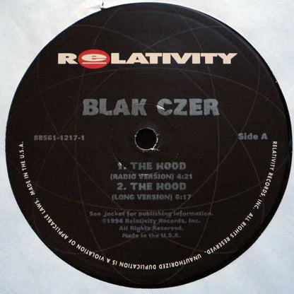 Blak Czer : The Hood / Who Got The Glock (12")