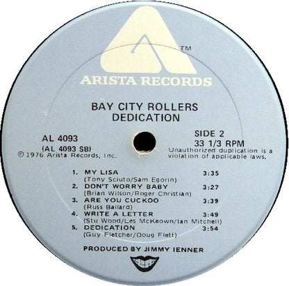 Bay City Rollers : Dedication (LP, Album)