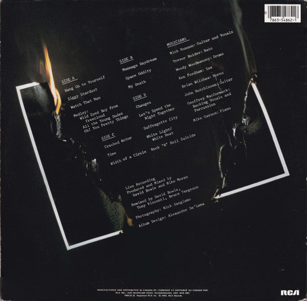 David Bowie : Ziggy Stardust - The Motion Picture (2xLP, Album)